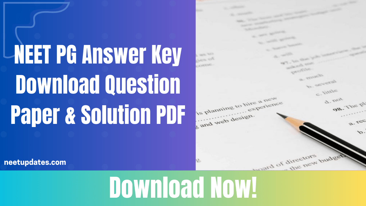 NEET PG Answer Key