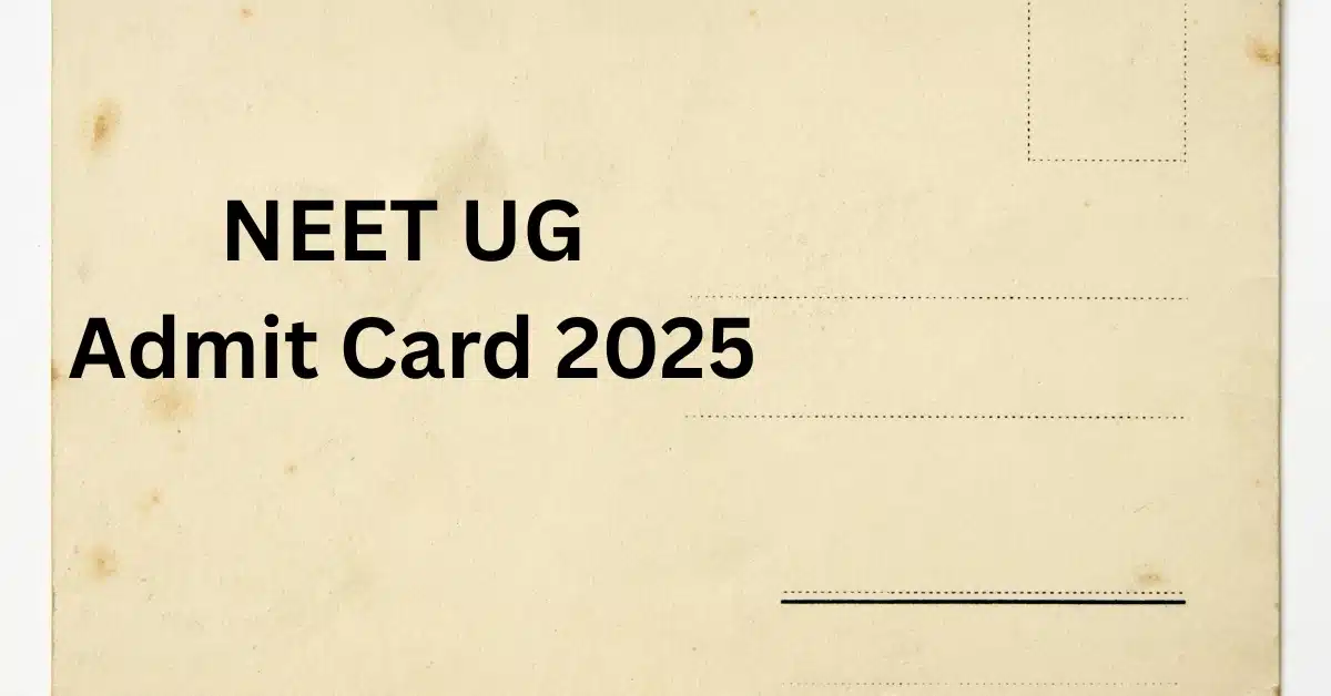 NEET UG Admit Card 2026