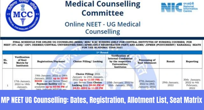 MP NEET UG Counselling