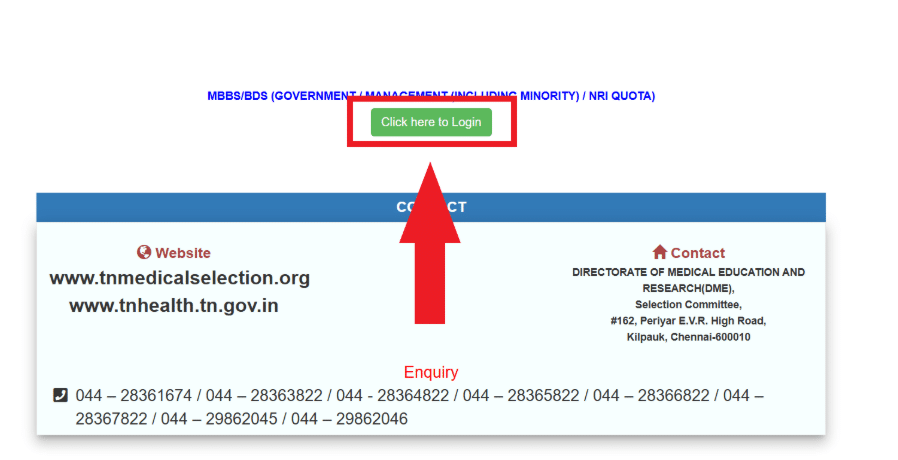 Tamil Nadu NEET UG Admission 2025