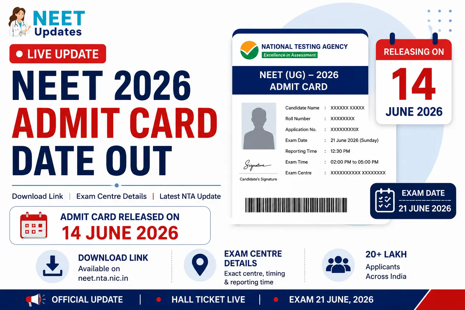 NEET UG 2026 Admit Card