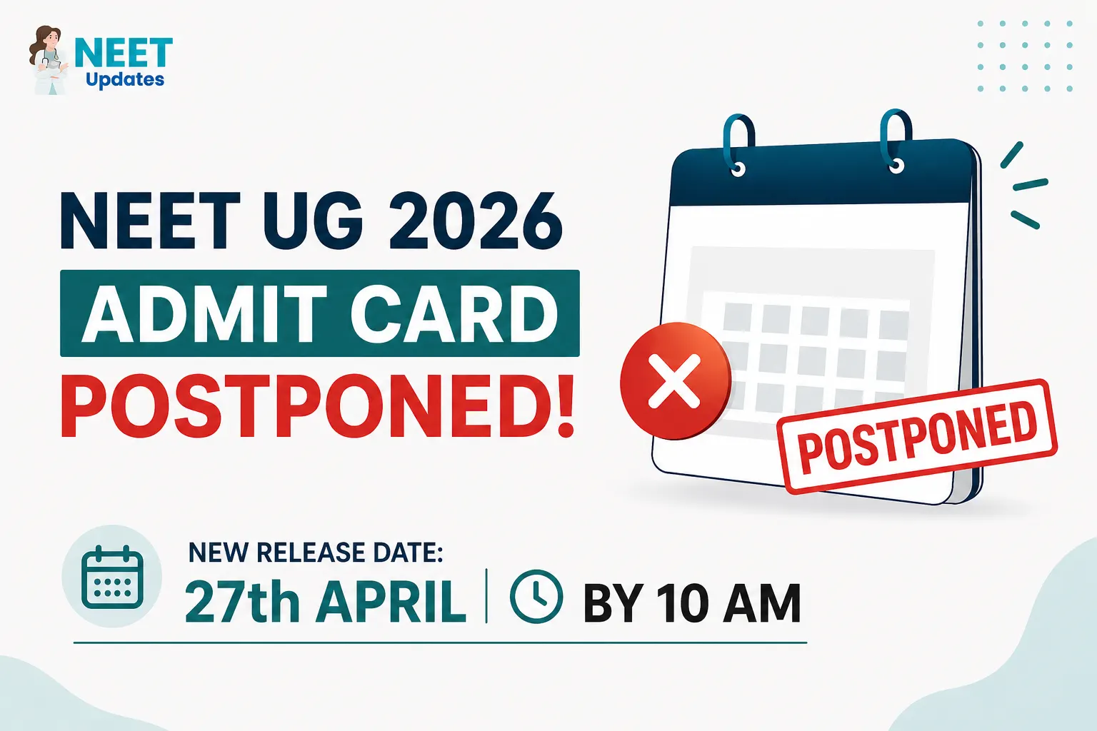 NEET UG 2026 Admit Card
