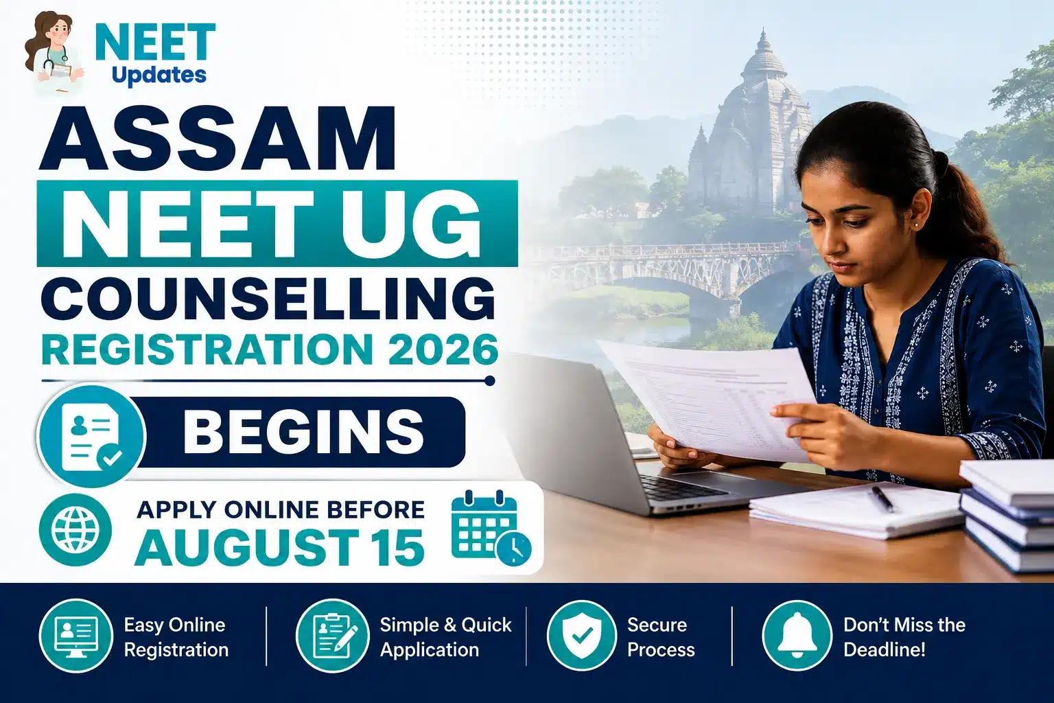 Assam NEET UG Counselling Registration 2026