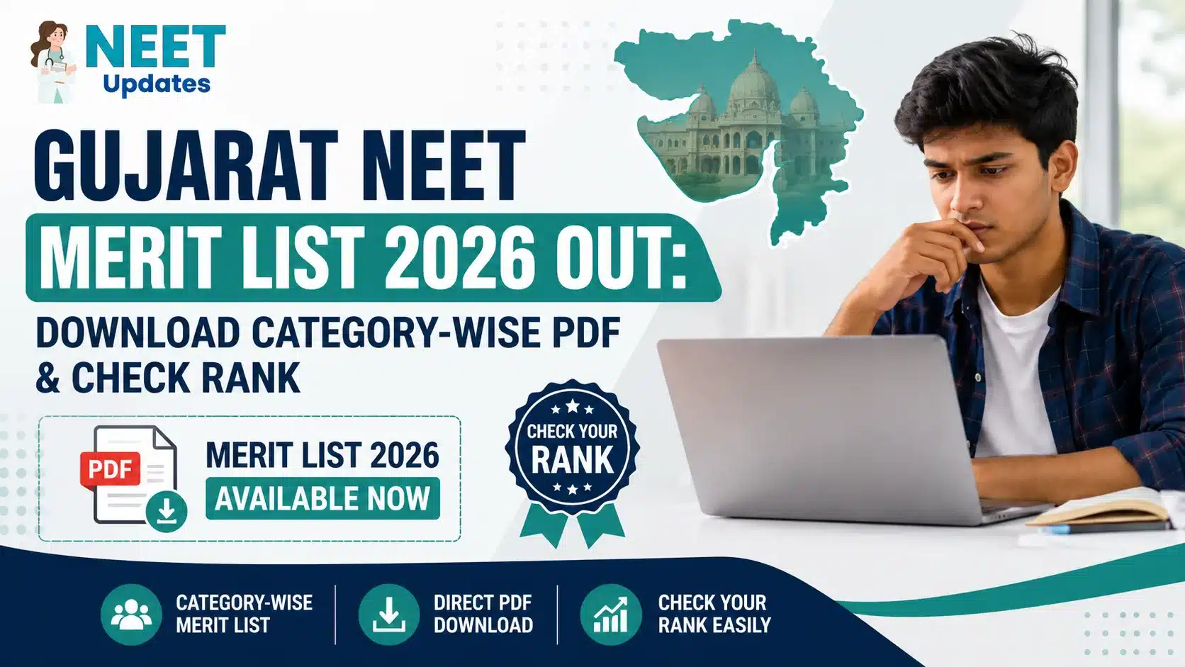 Gujarat NEET Merit List 2026
