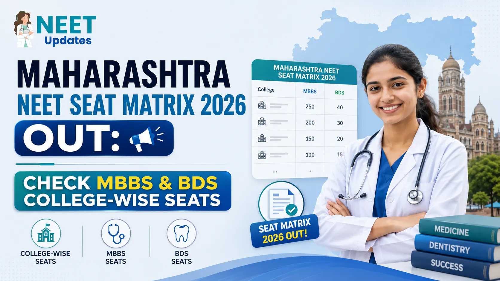 Maharashtra NEET Seat Matrix 2026