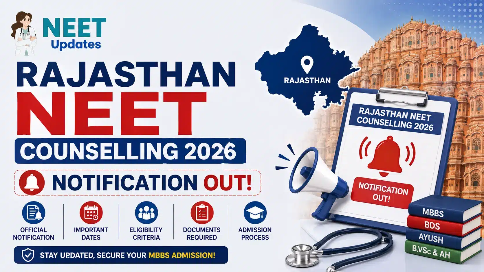 Rajasthan NEET UG Counselling Information Brochure 2026