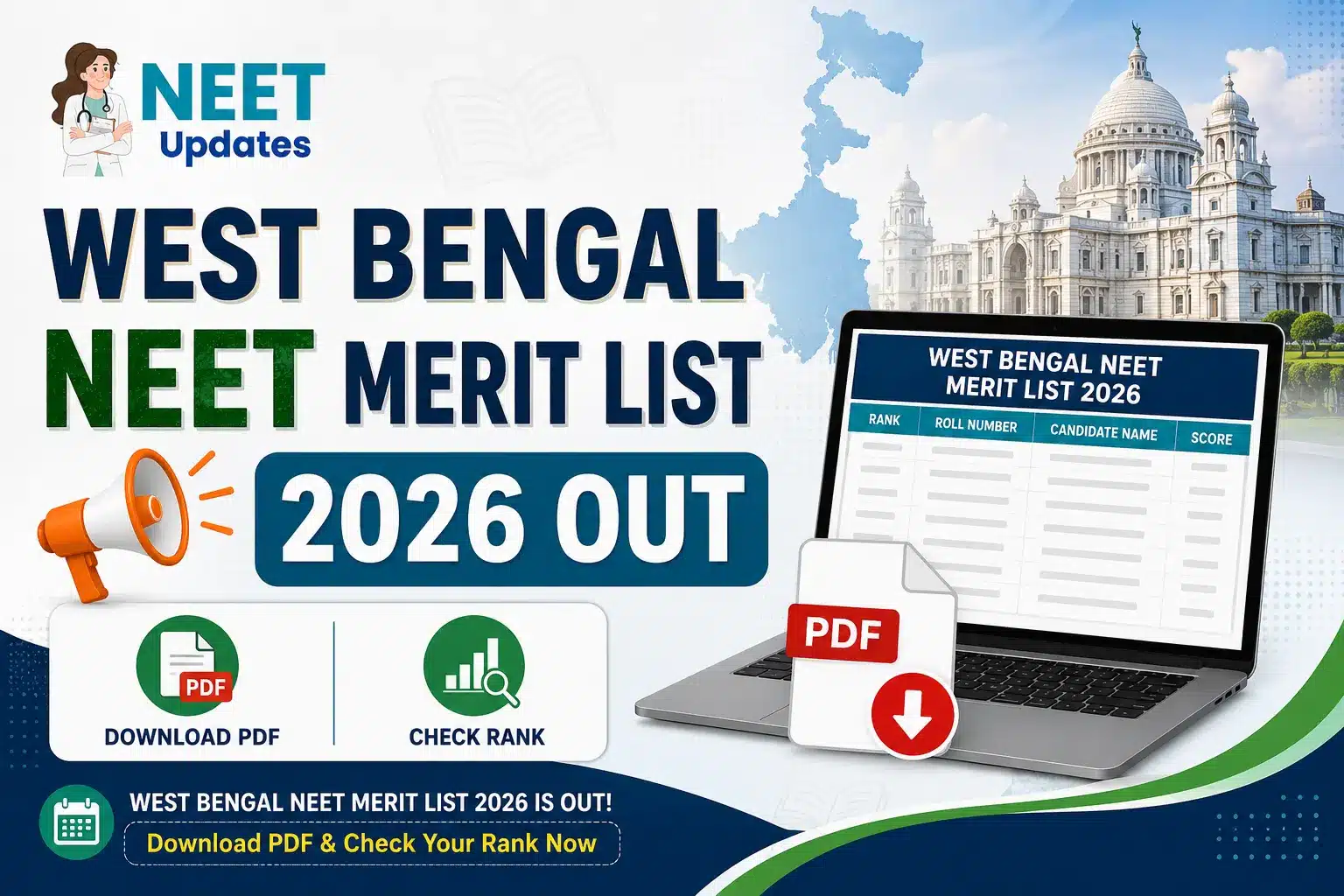 West Bengal NEET Merit List 2026