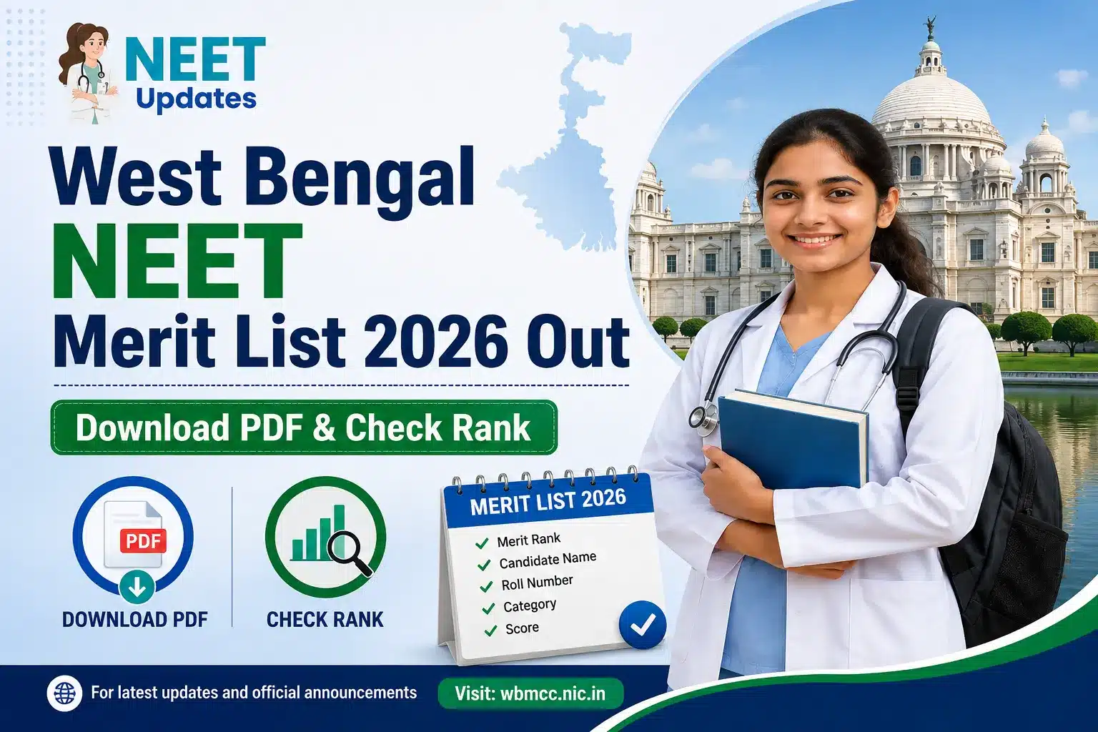 West Bengal NEET Seat Matrix 2026
