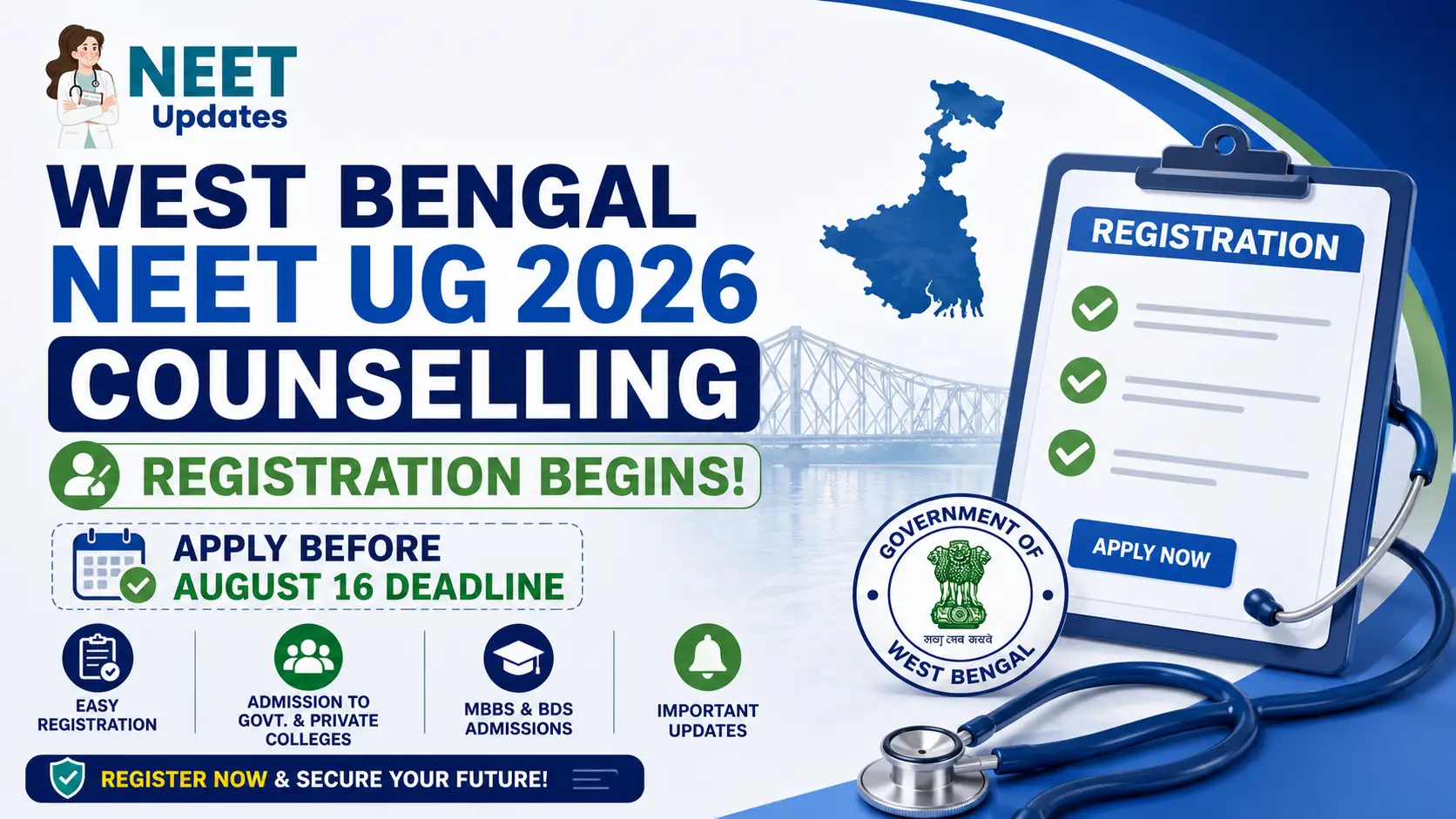 West Bengal NEET UG Counselling 2026 Registration