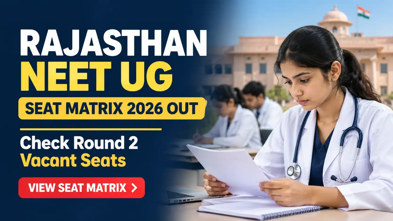 Rajasthan NEET UG Seat Matrix 2026