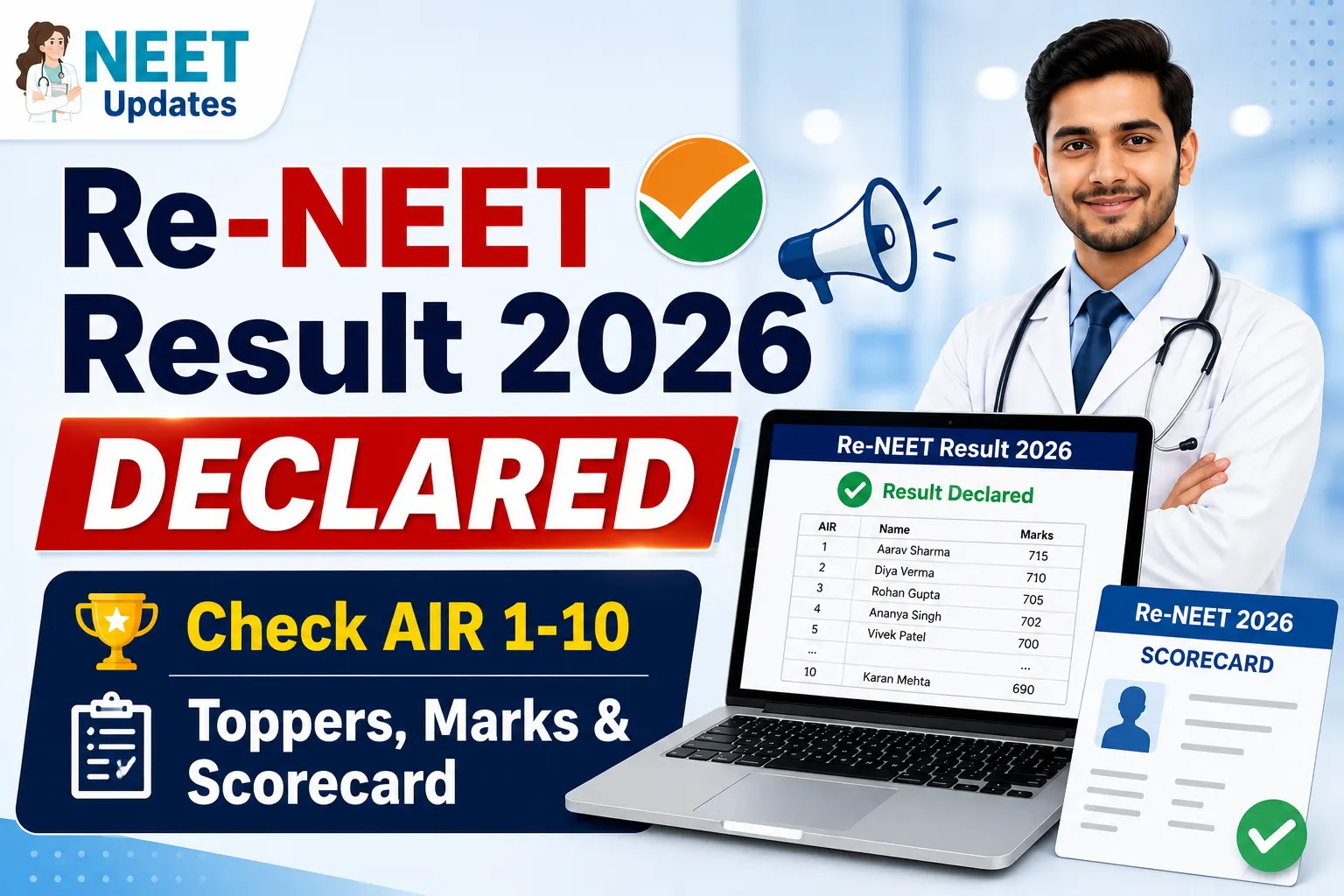 ReNEET 2026 Result